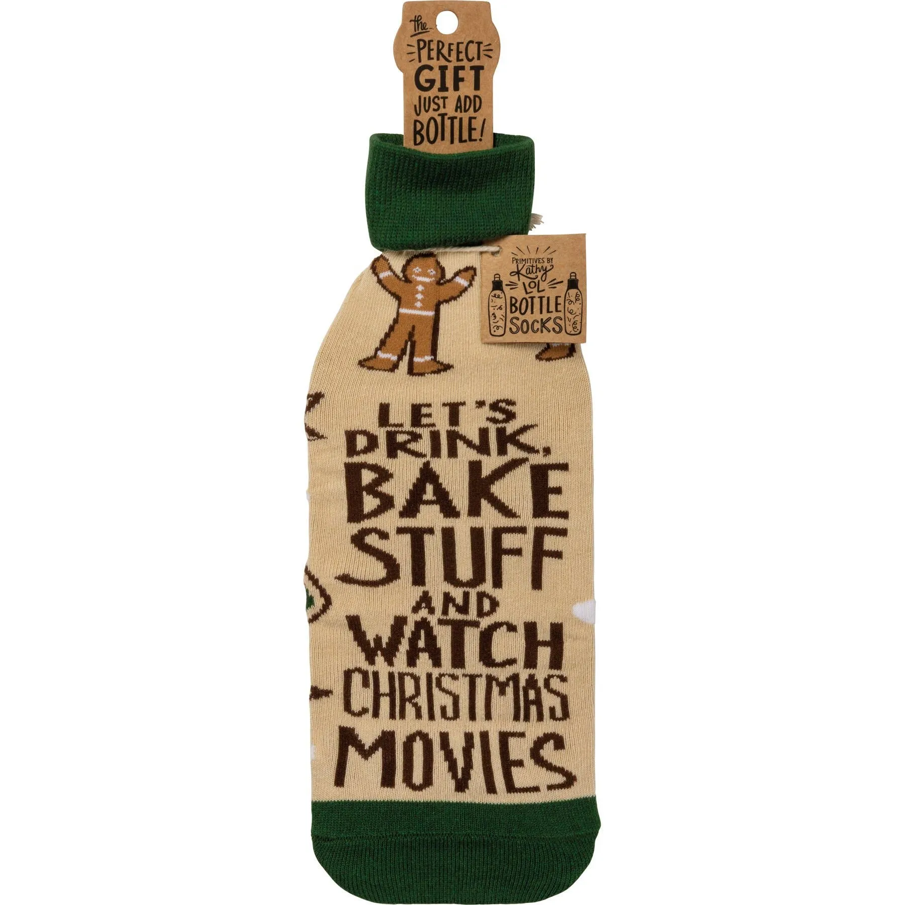 Let's Bake Stuff And Watch Movies Bottle Sock Cover
