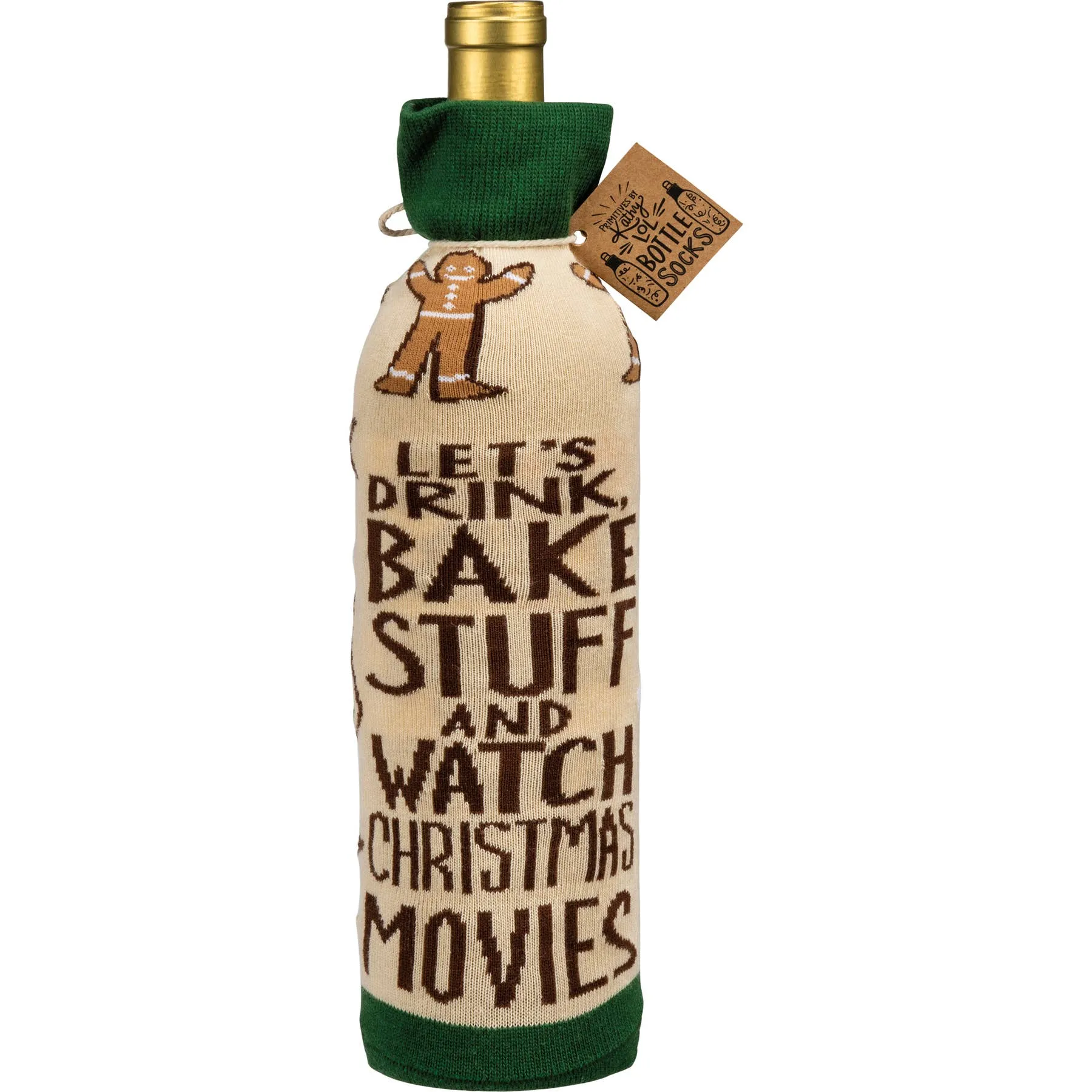 Let's Bake Stuff And Watch Movies Bottle Sock Cover