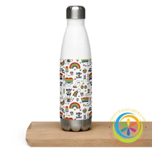 LGBTQ Pride Stainless Steel Water Bottle