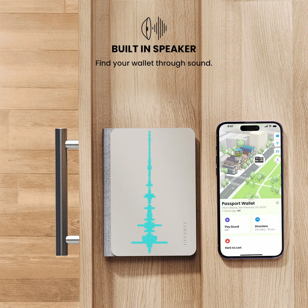 LOC8 Passport Finder Wallet and Holder