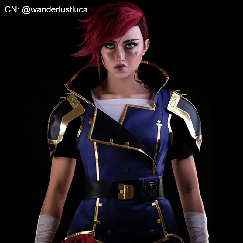 LOL Arcane Season 2 Vi Cosplay Costume Halloween Costume
