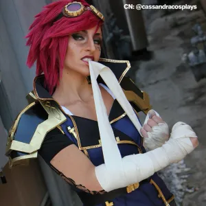 LOL Arcane Season 2 Vi Cosplay Costume Halloween Costume