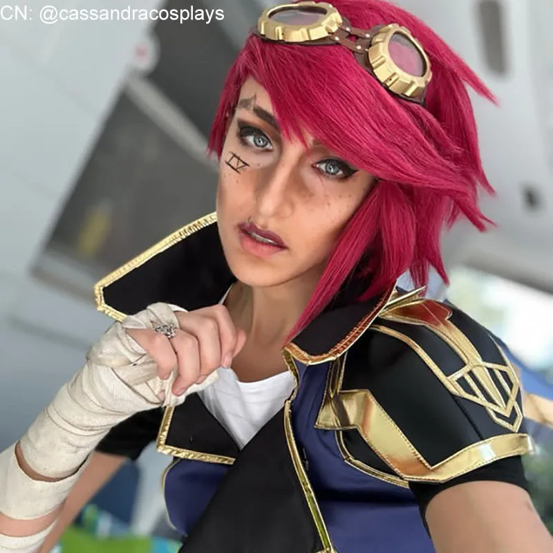 LOL Arcane Season 2 Vi Cosplay Costume Halloween Costume