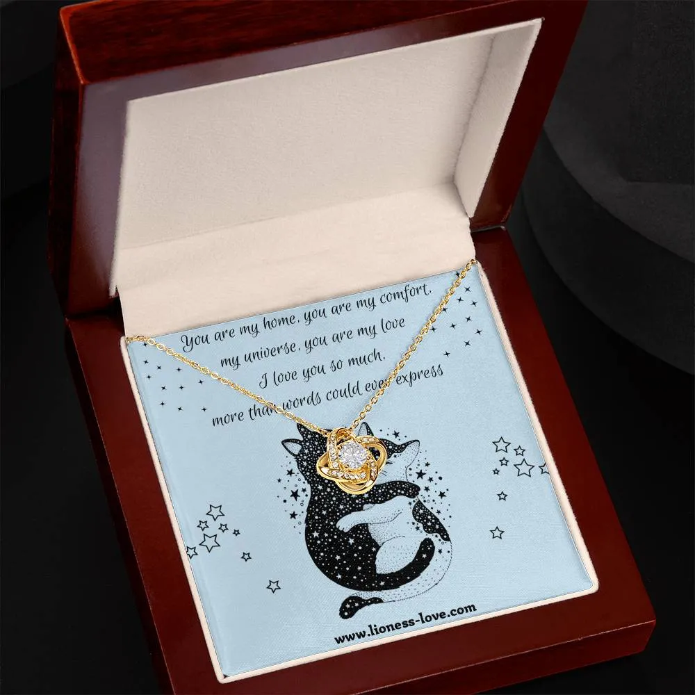 Love Knot Necklace Gorgeous Symbolic Gift