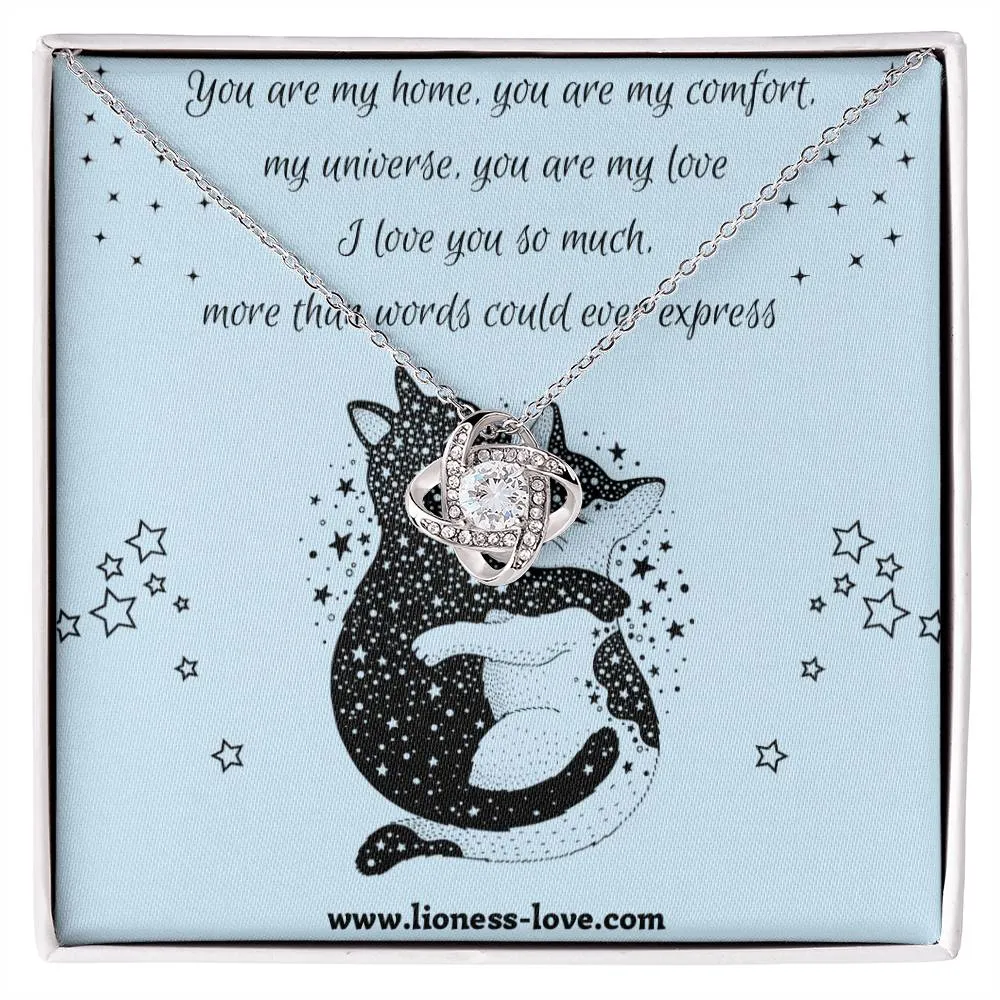 Love Knot Necklace Gorgeous Symbolic Gift