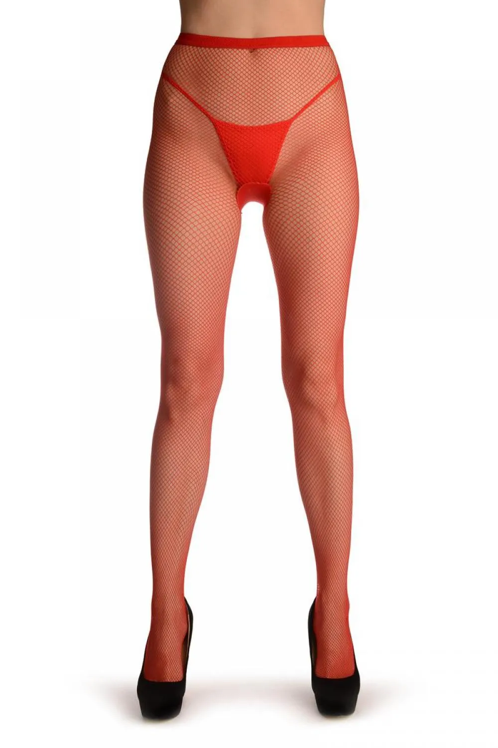 Luxurious Classical Red Fishnet