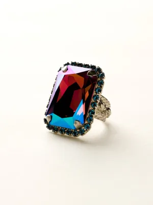 Luxurious Emerald-Cut Cocktail Ring - RBT69ASNL
