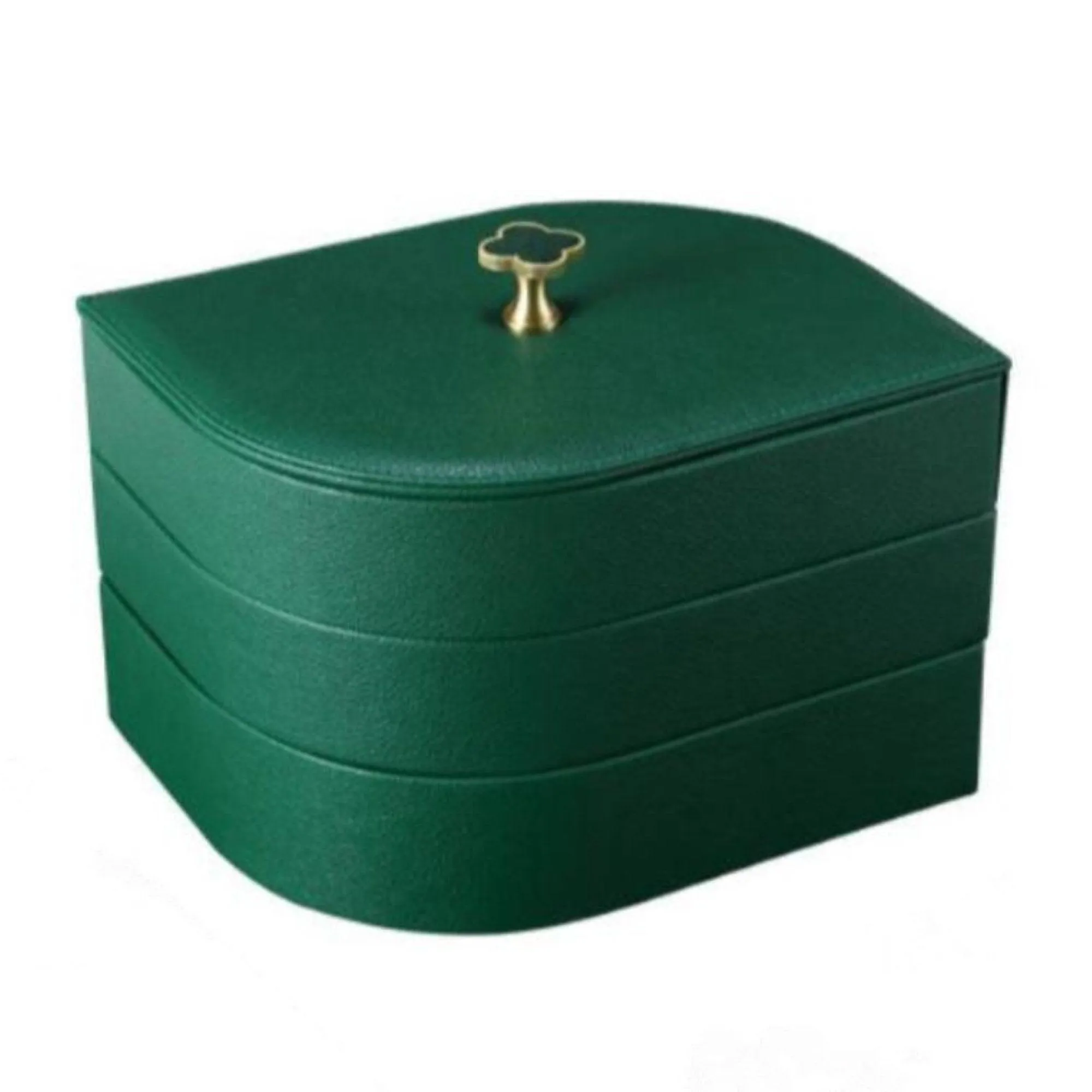 Luxurious Jewellery Box - Leaf Green