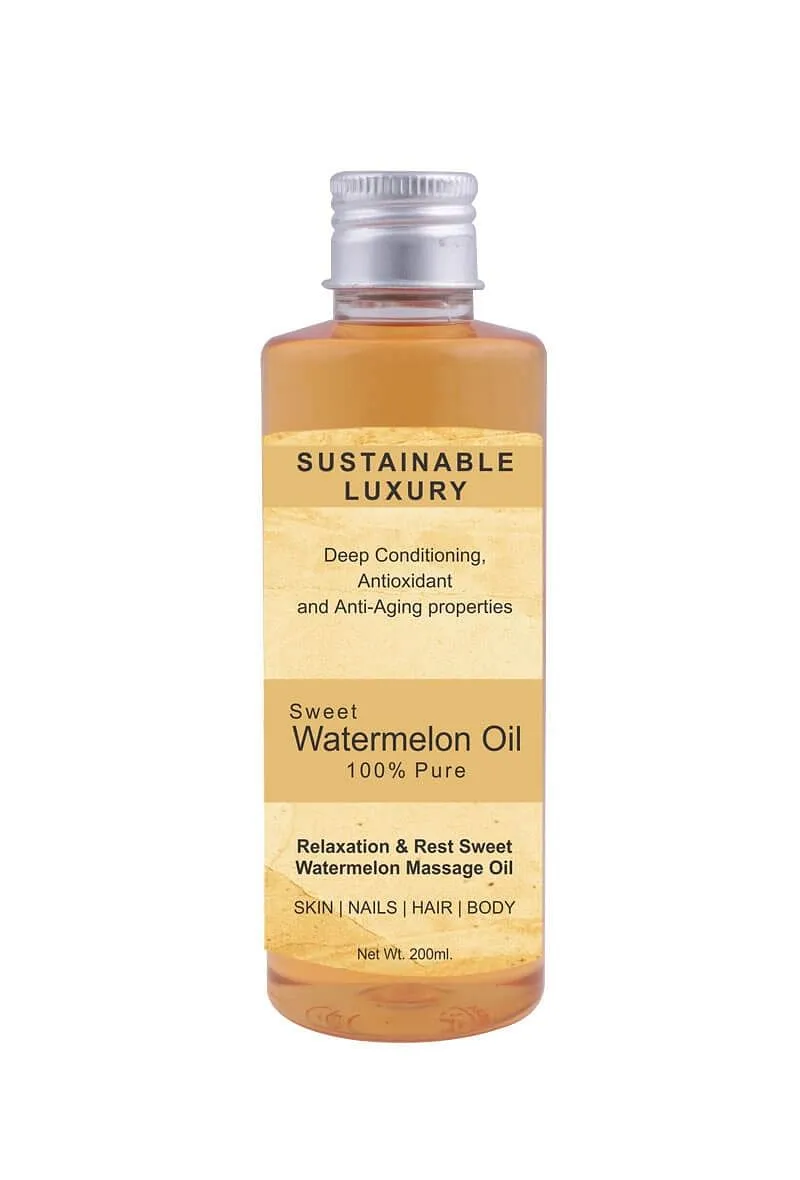 Luxurious Post Shower Watermelon Body Oil Routine