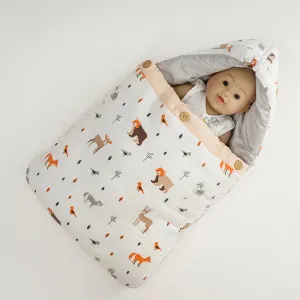 Luxurious Printed Baby Carry Bed - Elegant Design