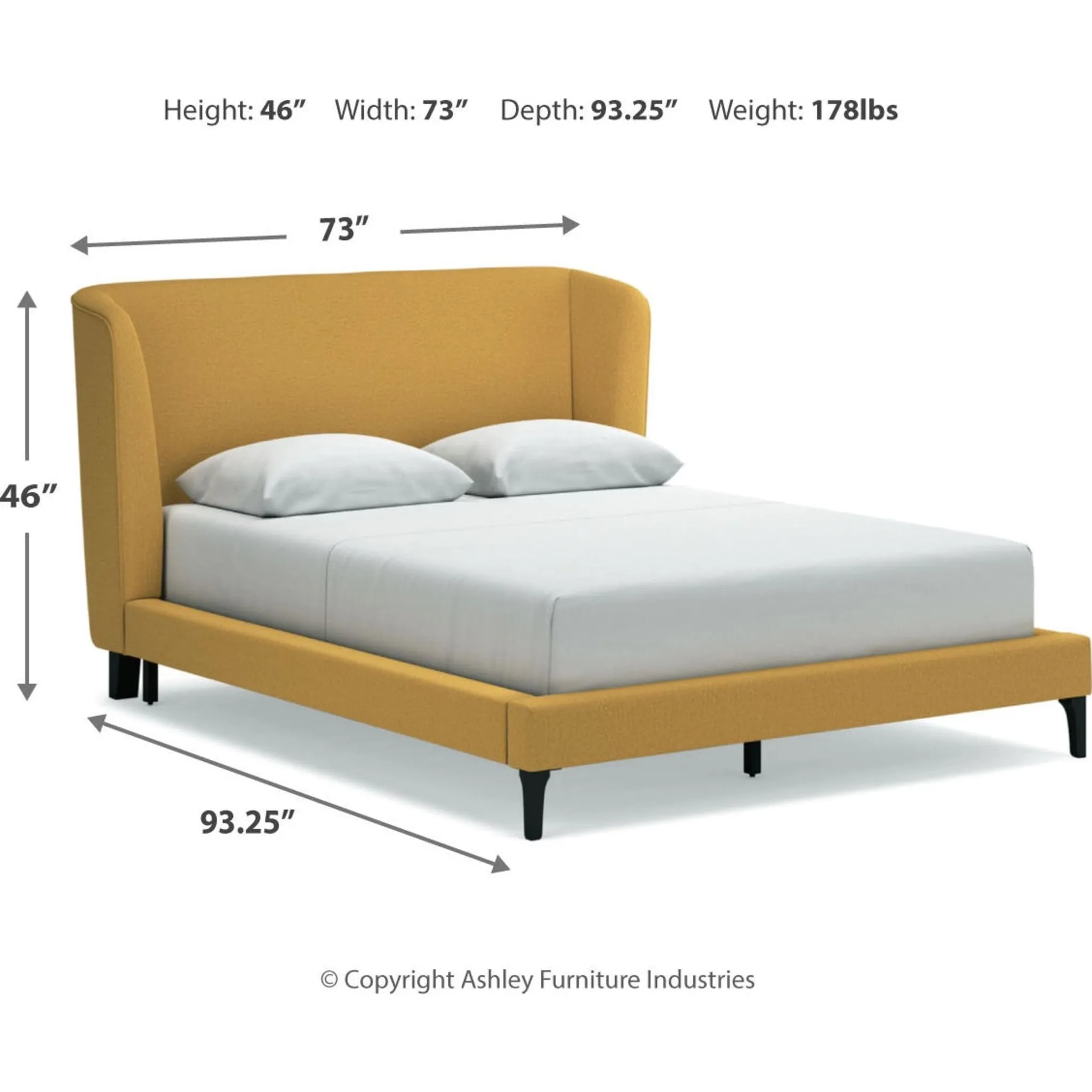 Maloken-Exclusive Upholstered Bed