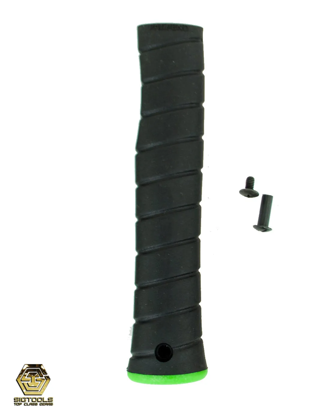 Martinez Replacement Grip - Black Overlay/Green Cap