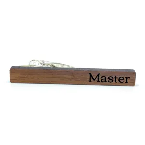 Master Walnut Wood Tie Clip
