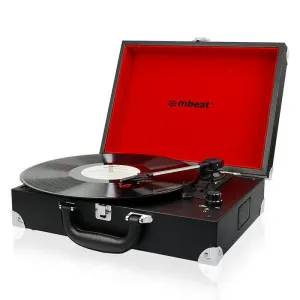 mbeat Retro USB Turntable with Briefcase Design
