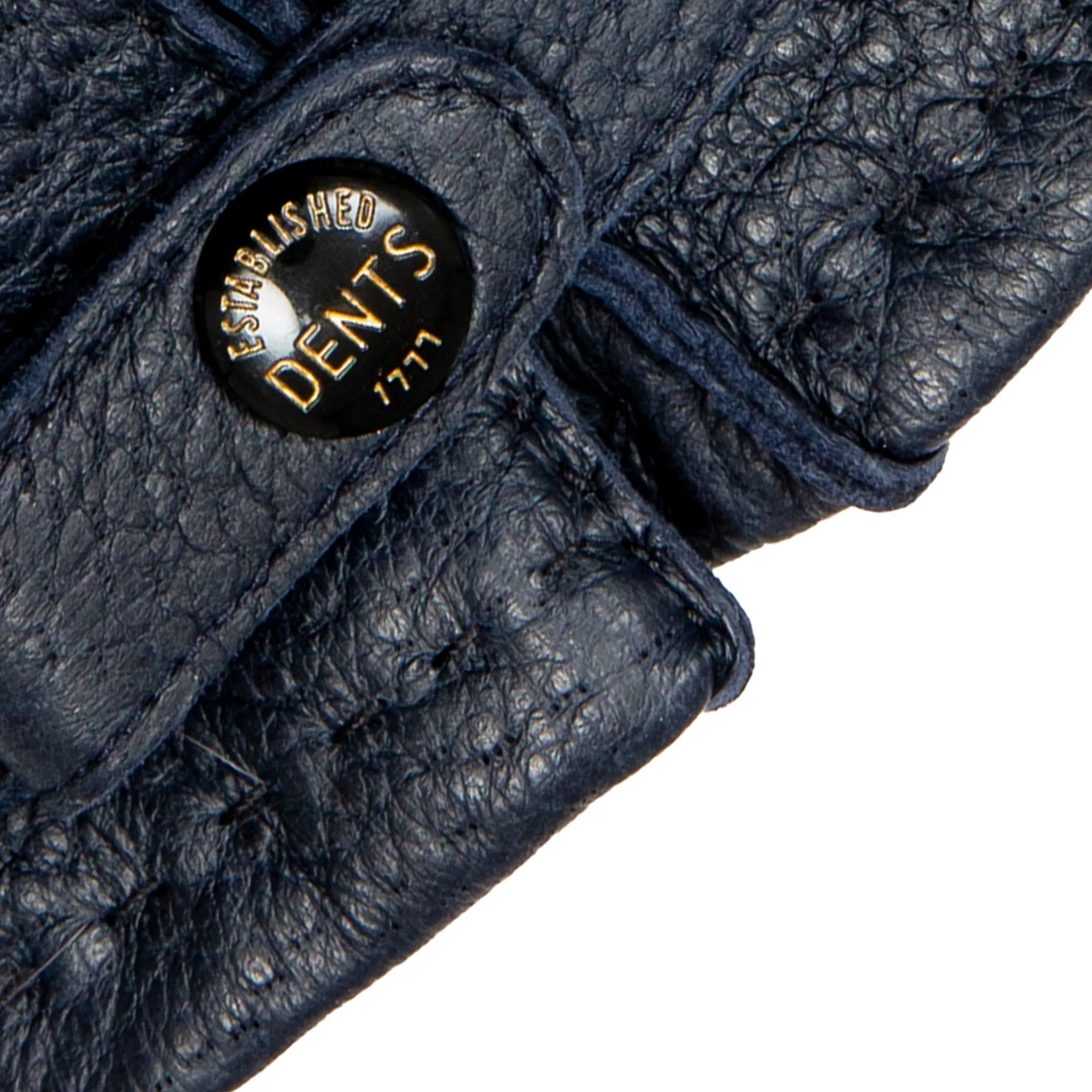 Men’s Heritage Handsewn Three-Point Fur-Lined Peccary Leather Gloves