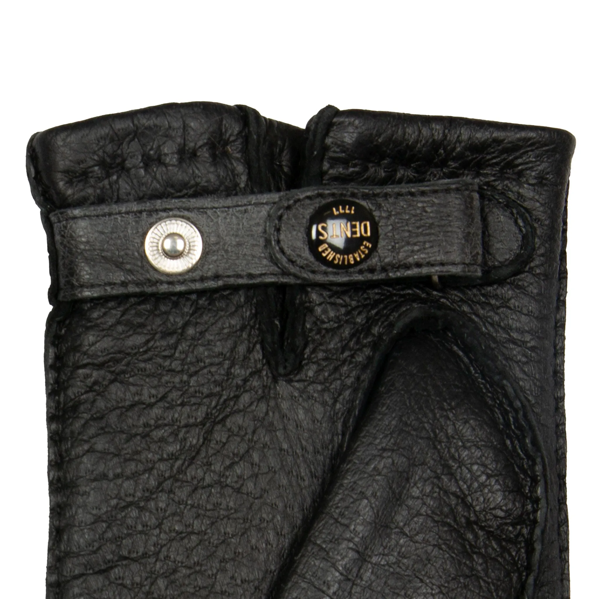 Men’s Heritage Handsewn Three-Point Fur-Lined Peccary Leather Gloves