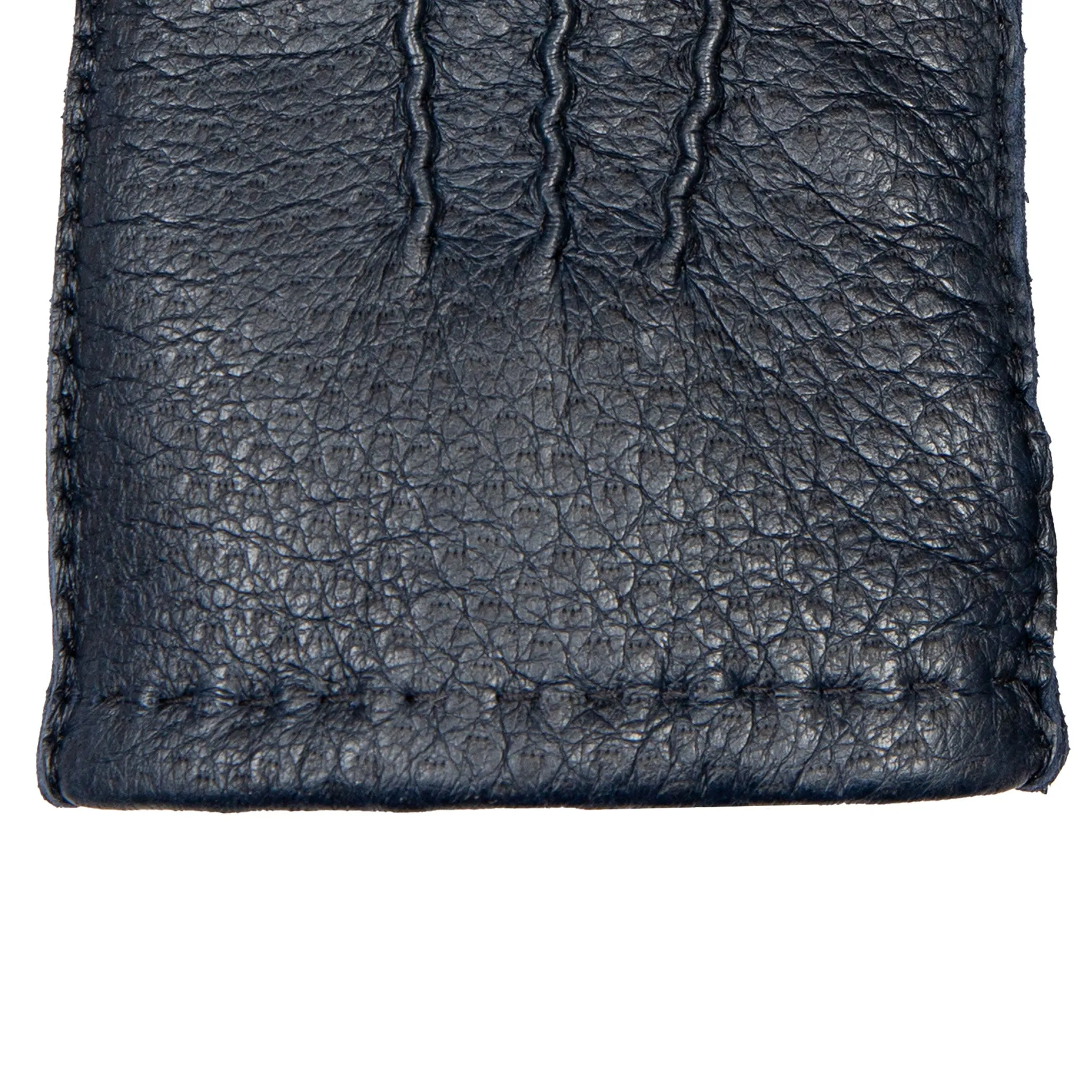 Men’s Heritage Handsewn Three-Point Fur-Lined Peccary Leather Gloves
