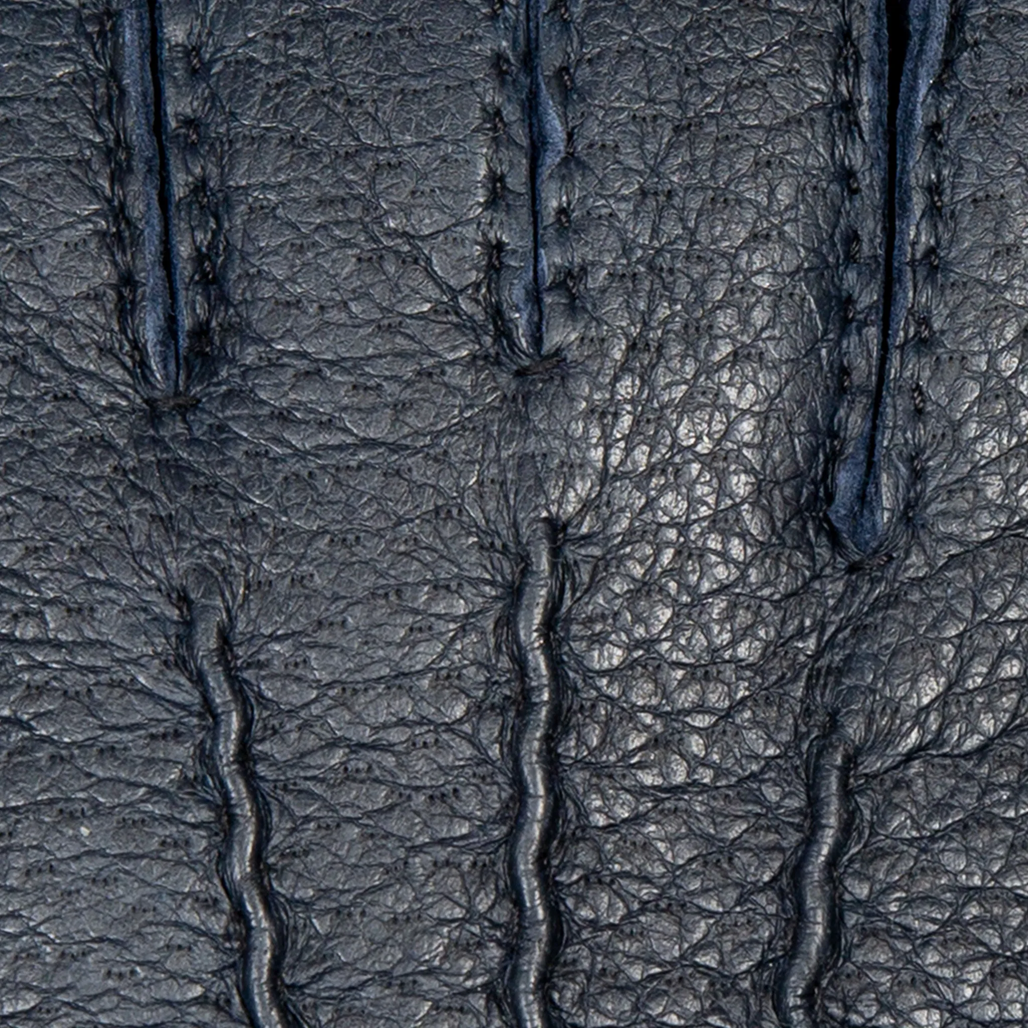 Men’s Heritage Handsewn Three-Point Fur-Lined Peccary Leather Gloves
