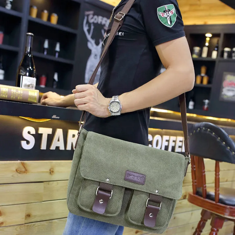 Men's Single Shoulder Bag Canvas Bags