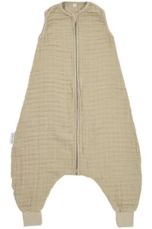 Meyco Baby Summer Sleep Overall Jumper Pre-washed Muslin Uni - Sand - 80cm