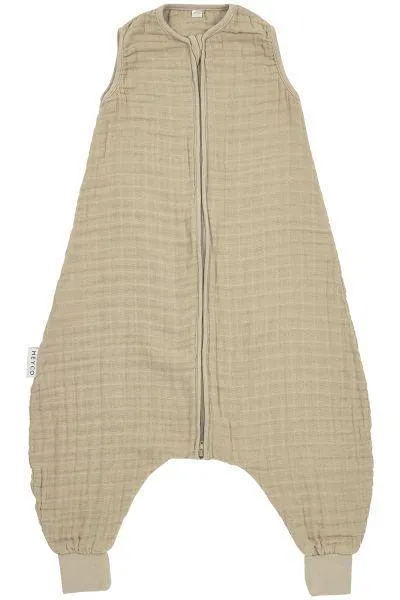 Meyco Baby Summer Sleep Overall Jumper Pre-washed Muslin Uni - Sand - 80cm
