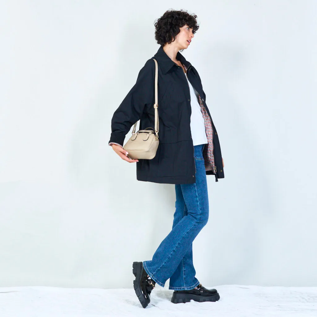 Mini leather dome satchel wholesale