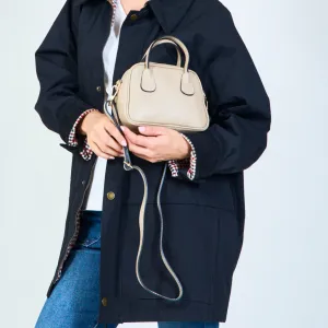 Mini leather dome satchel wholesale