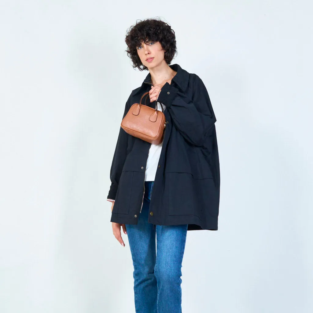 Mini leather dome satchel wholesale