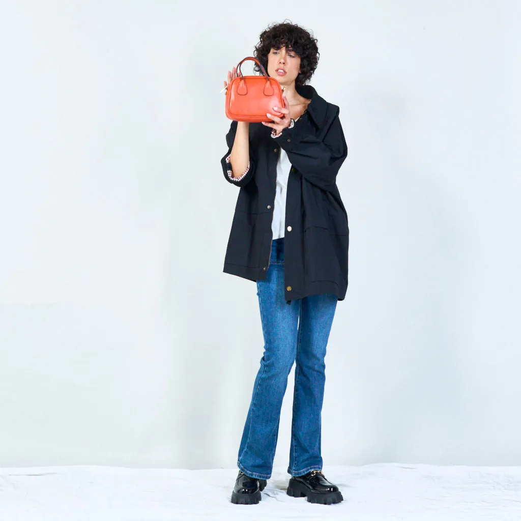 Mini leather dome satchel wholesale