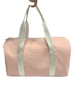 Mini Weekender- Taffy Gingham