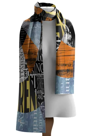 NEWSPAPER SCARF