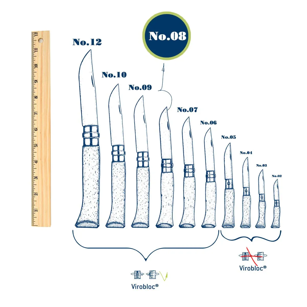 No.08 Stainless Steel Folding Knife