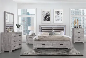 Nolan Grey King Bed Group - Bed Ensemble