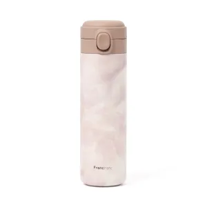 One-Touch Stainless Steel Bottle 480Ml Marble Brown