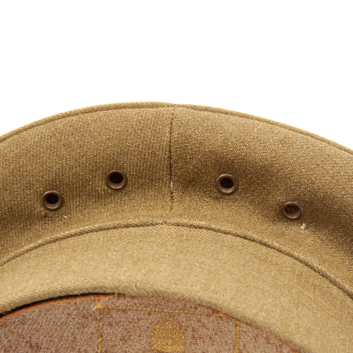 Original British WWI Royal Artillery Officer Visor Hat by Hawkes and Company