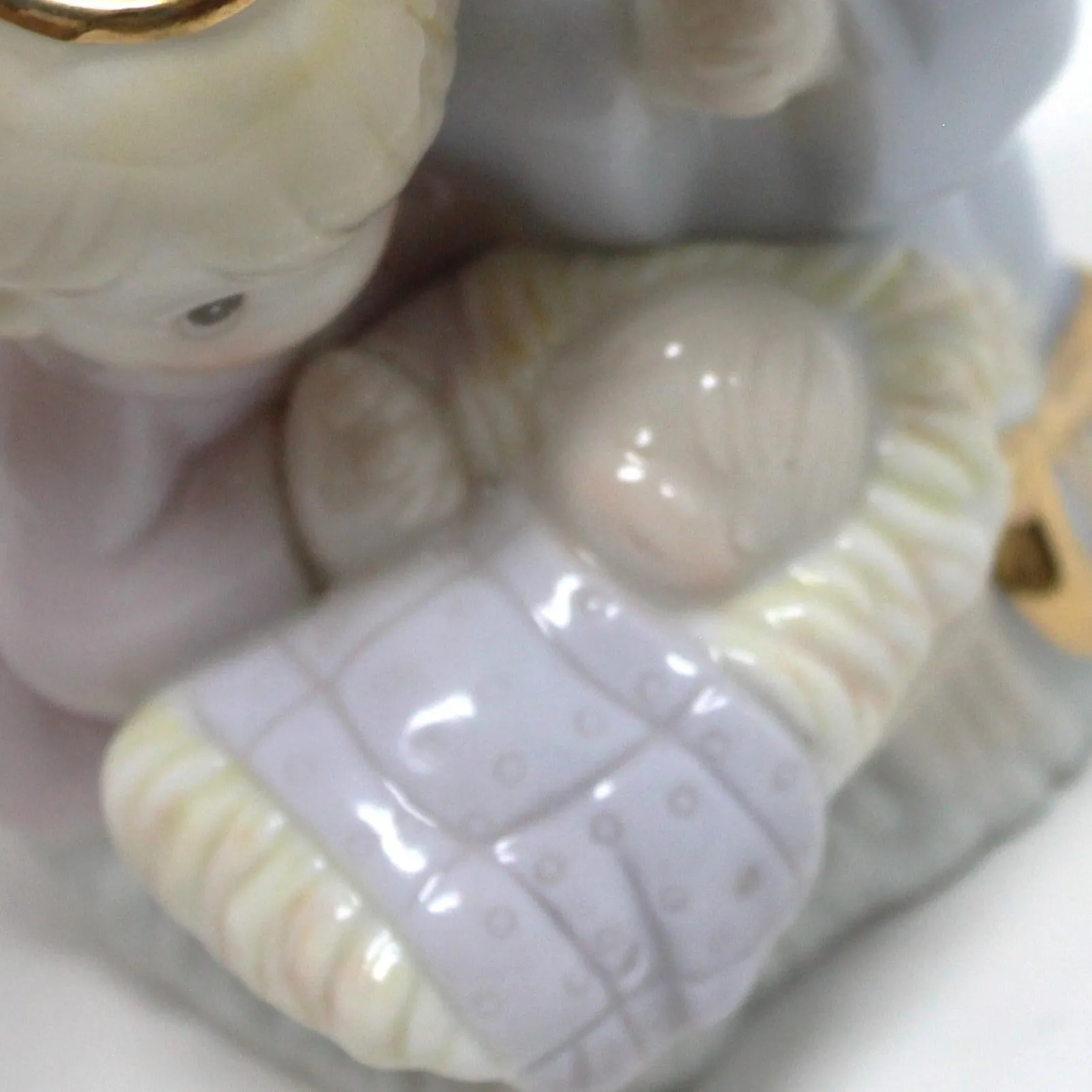 Ornaments, Enesco, Precious Moments Holy Family Nativity for Avon 1997