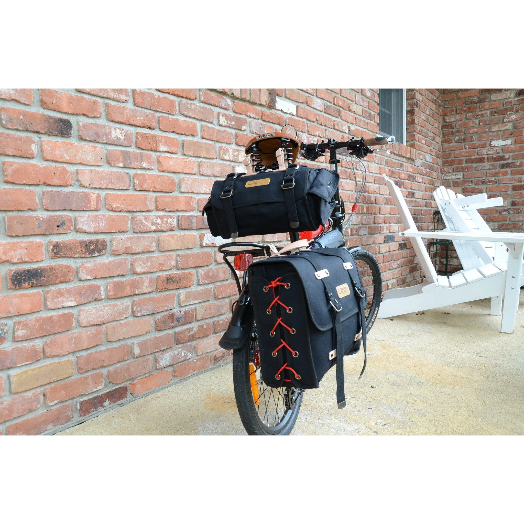 Ostrich DLX Pannier Bag Khaki Green