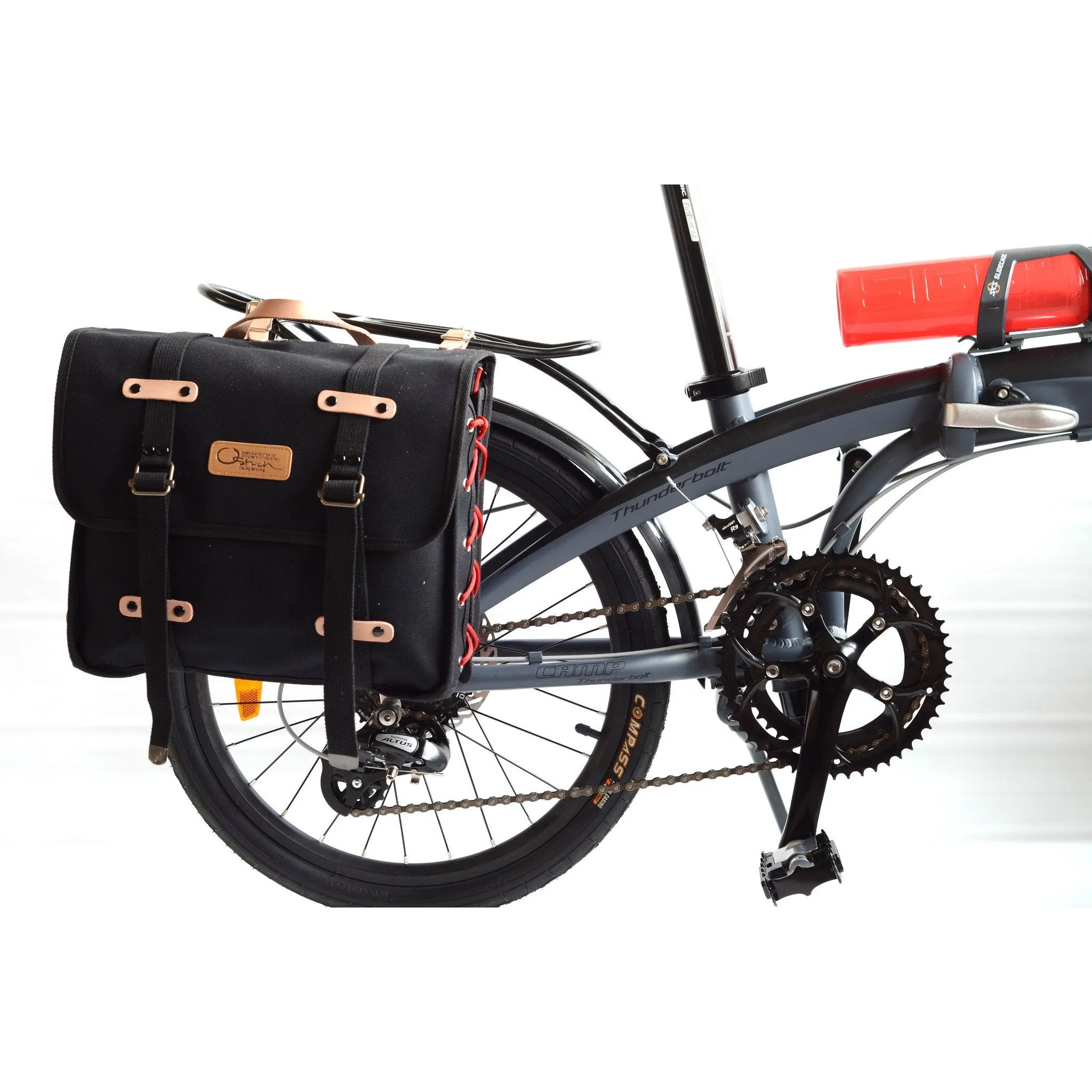 Ostrich DLX Pannier Bag Khaki Green