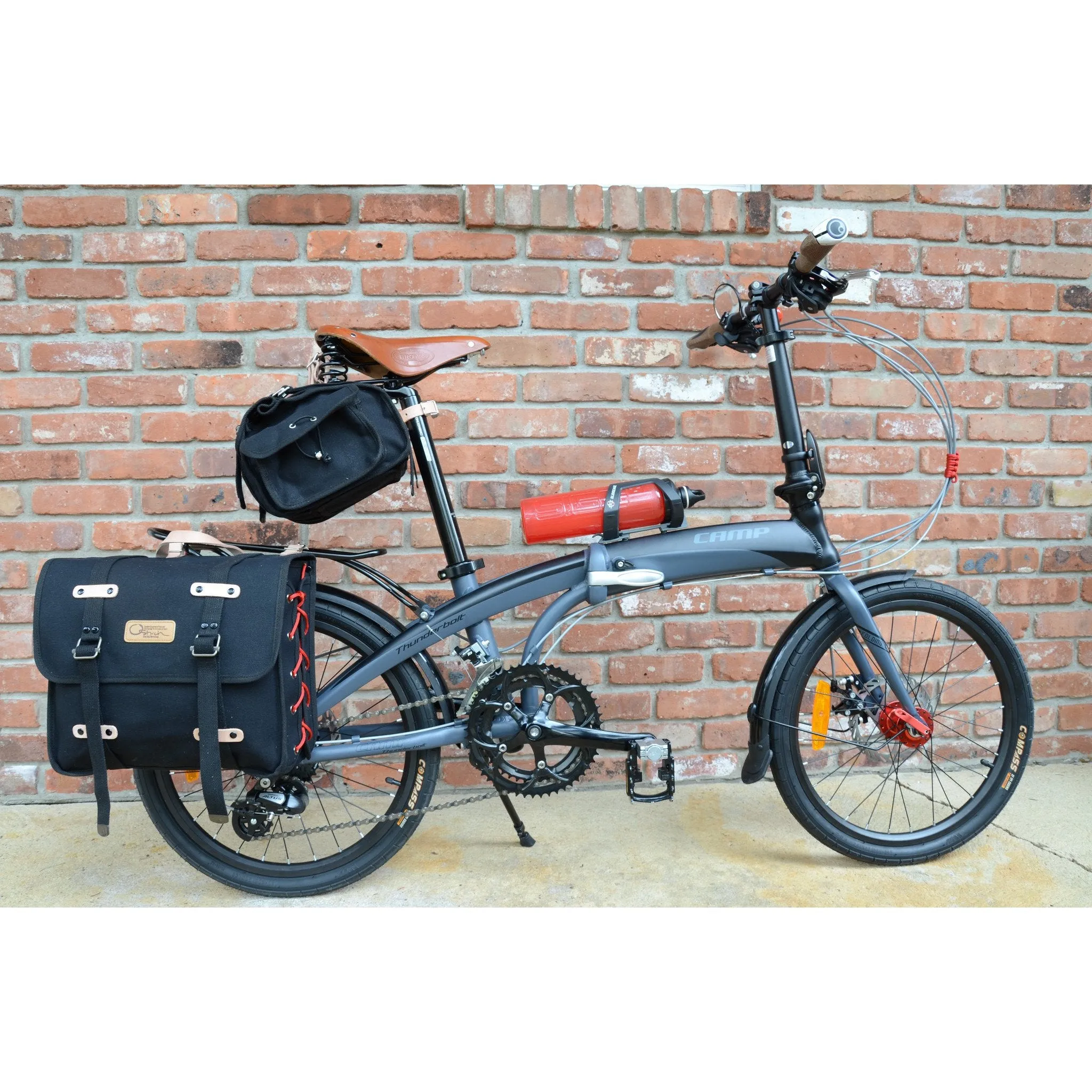 Ostrich DLX Pannier Bag Khaki Green