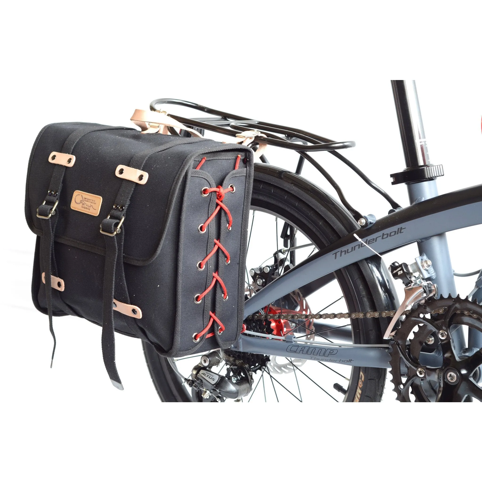 Ostrich DLX Pannier Bag Khaki Green