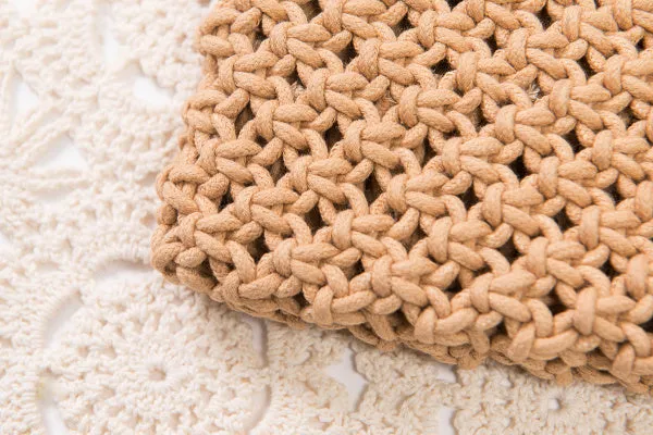 Paziye Boho Tassel Woven Straw Clutch Bag