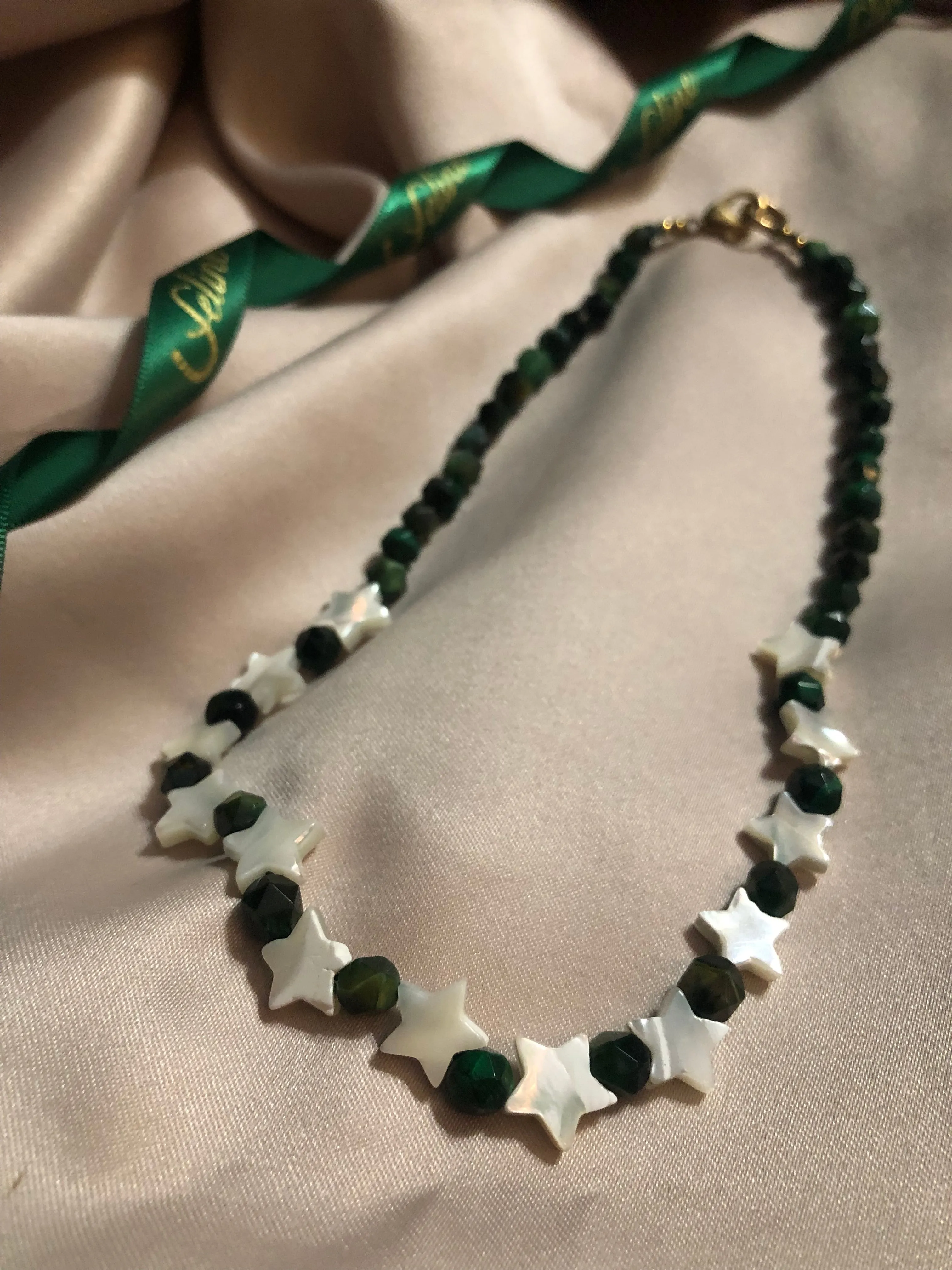 Pegase Malachite Necklace