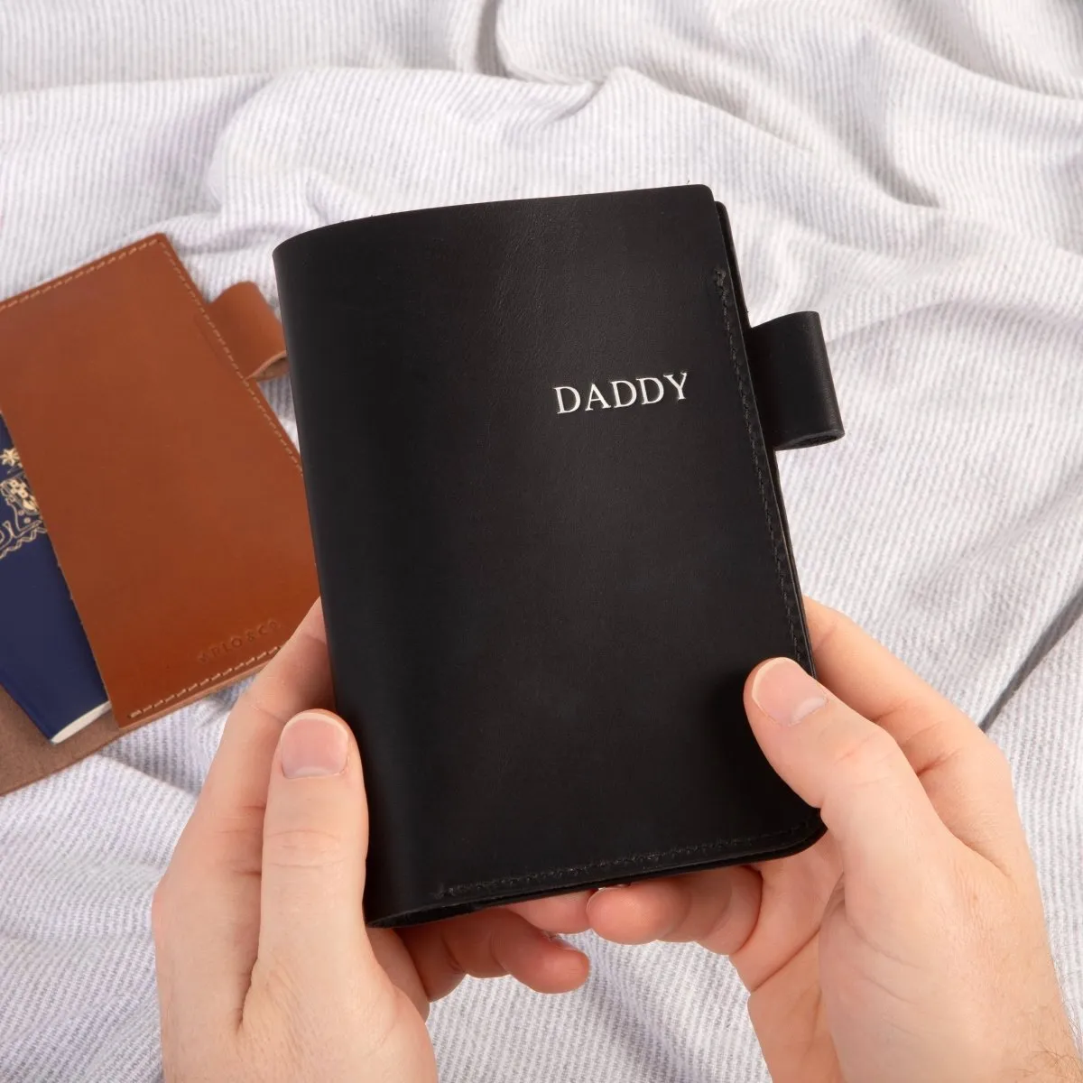 Photo Leather Passport Holder