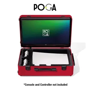 POGA Lux Portable Gaming Monitor PlayStation PS5 Bright Red-NV6S