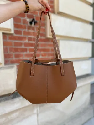 Polene cyme mini tan