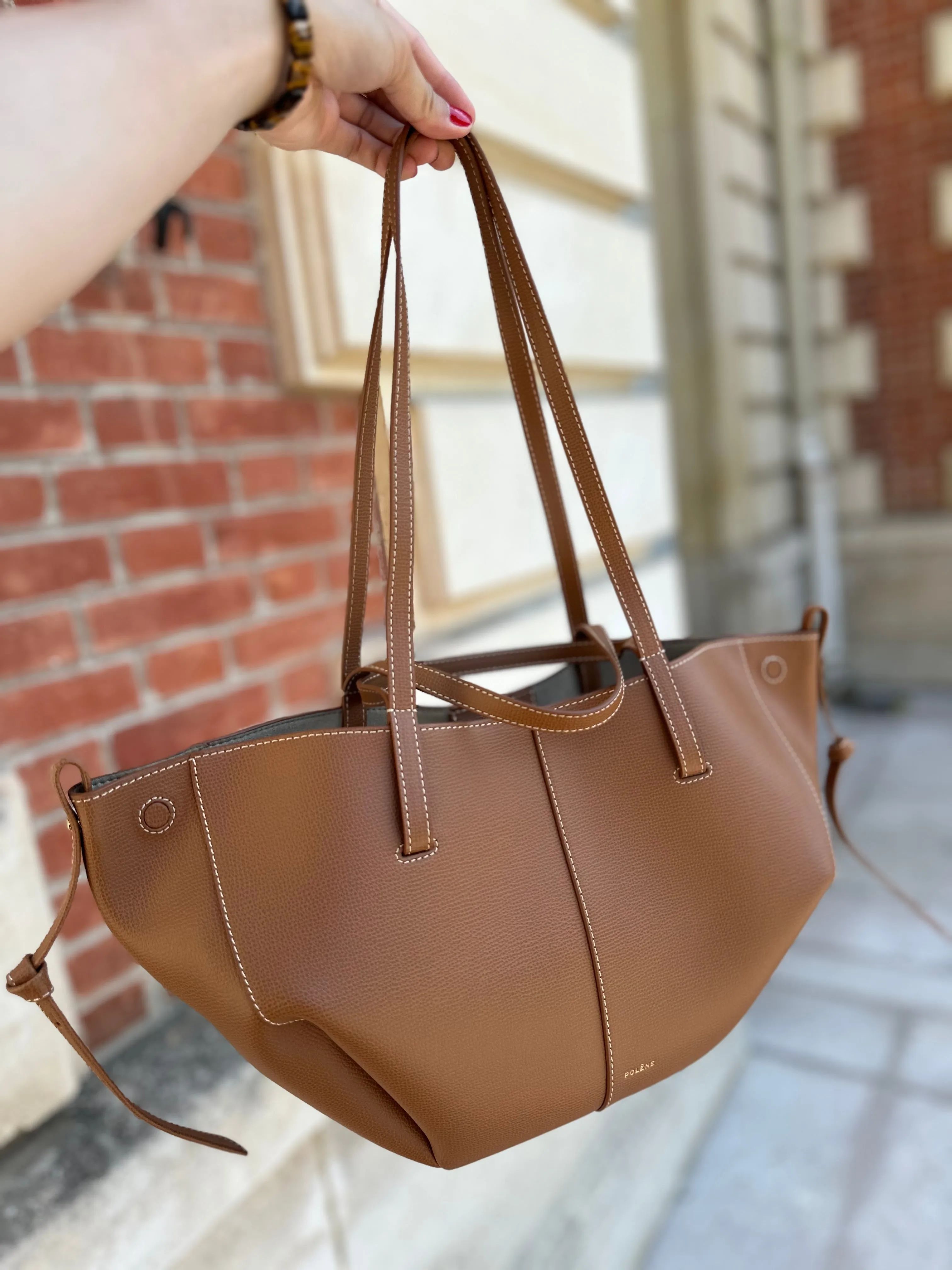 Polene cyme mini tan
