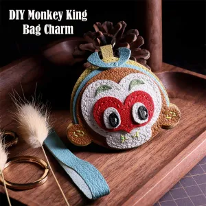 POPSEWING® Sheep Leather Monkey King Keychain DIY Kit