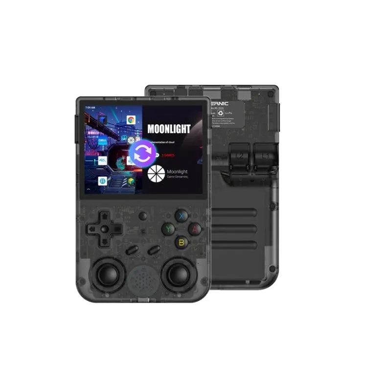 Portable RG353V Handheld Gaming Console with Dual OS - Android 11 & Linux, 3.5 Inch Display, Wireless Connectivity