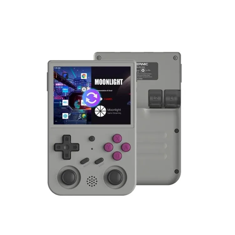 Portable RG353V Handheld Gaming Console with Dual OS - Android 11 & Linux, 3.5 Inch Display, Wireless Connectivity