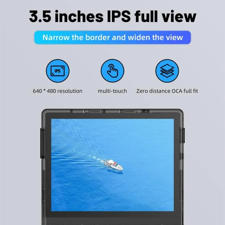 Portable RG353V Handheld Gaming Console with Dual OS - Android 11 & Linux, 3.5 Inch Display, Wireless Connectivity